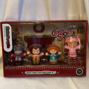 NEW Fisher-Price Little People Collector A Christmas Story Figure Set